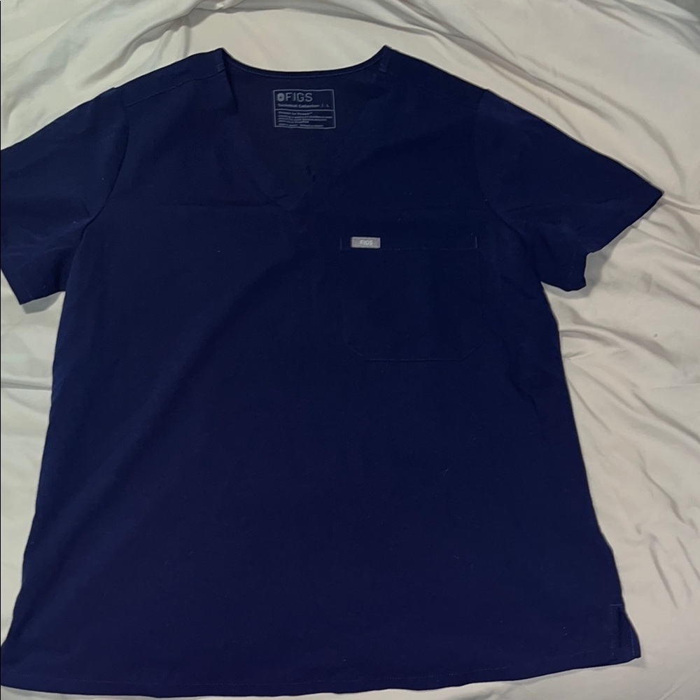 Figs woman’s size large Navy Blue top